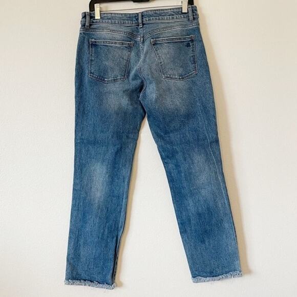 DL1961 Mara Instasculpt Straight Ankle Blue Jeans in Sea Salt size 30 - Picture 3 of 10